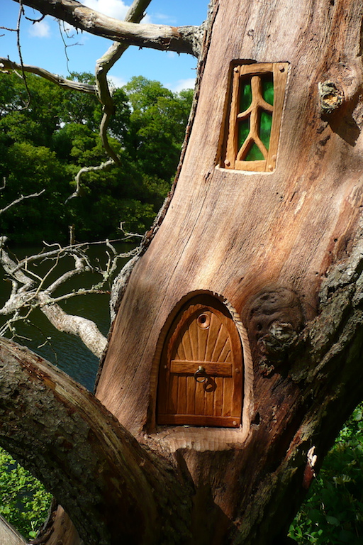 childrens doors in tree woodland wildchild designs