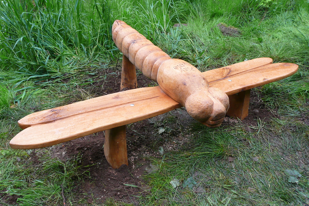 dragonfly childrens bench seating natural wood wildchild designs