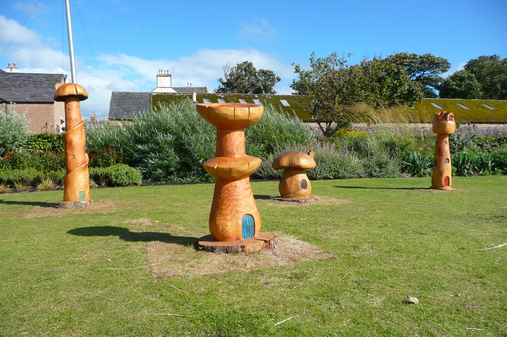 dunbar mushroom fairy park sculpture wildchild designs