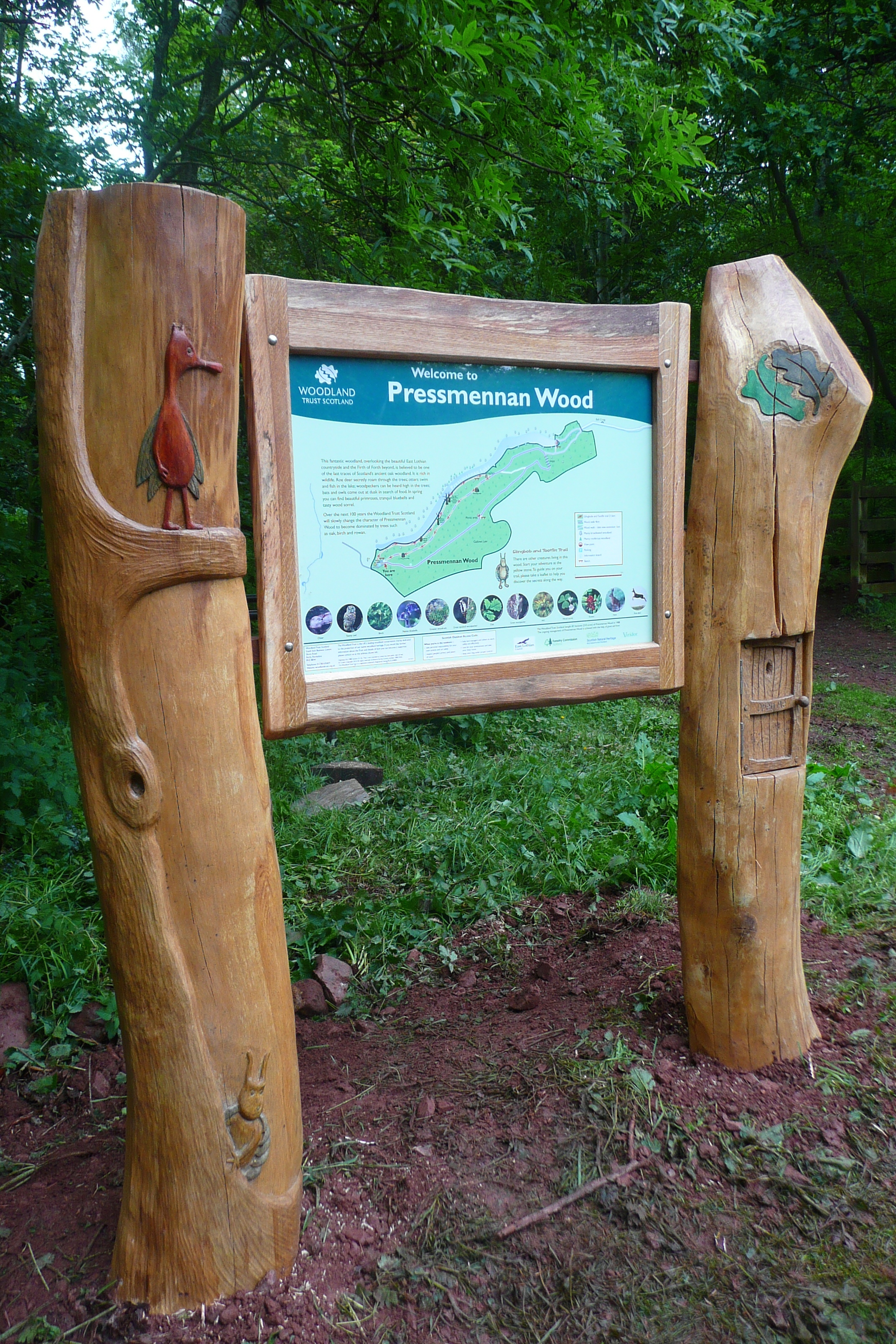 pressmennan wood hand carved sign map wildchild designs